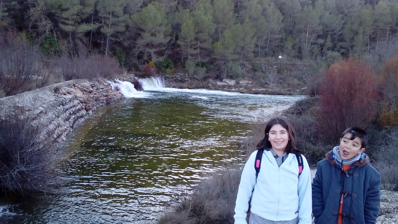 El rio Algars en invierno.